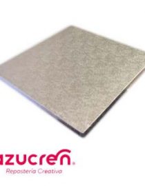 Base 12mm Cuadrada 30cm Plata Azucren
