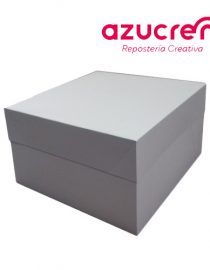 Caja Tarta 20x20x15 Blanca Azucren