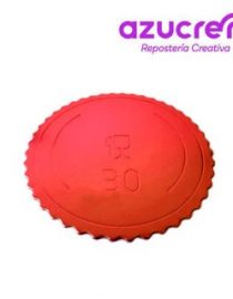 Base 3mm Extrafuerte 30cm Rojo Azucren