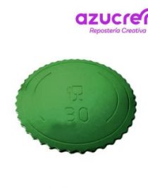 Base 3mm Extrafuerte 30cm Verde Azucren
