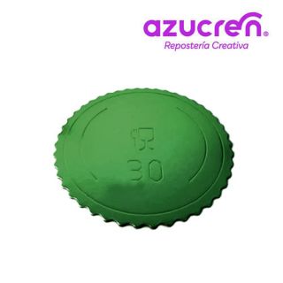 Base 3mm Extrafuerte 30cm Verde Azucren