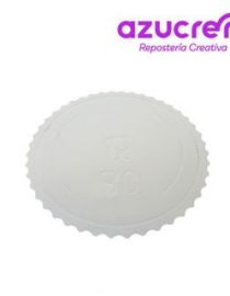 Base 3mm Extrafuerte 30cm Blanco Azucren