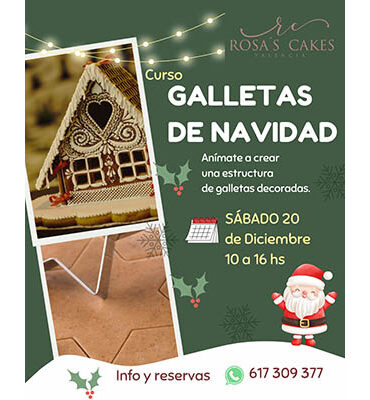 CURSO GALLETAS "CASITA DE NAVIDAD" - SABADO 20 DE DICIEMBRE