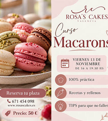 CURSO INICIAL MACARONS - VIERNES 13 DE NOVIEMBRE