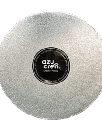 Base 12mm Redonda 35cm Plata Azucren