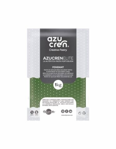 Fondant 1k Verde Hoja Azucren