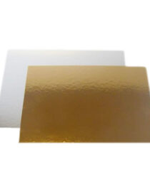 Bandeja Cuadrada 30cm Oro/Plata