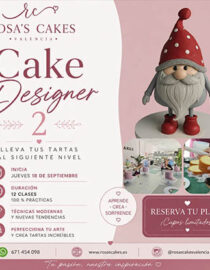 CURSO TRIMESTRAL CAKE DESIGN 2 - JUEVES 18 DE SEPTIEMBRE - MAÑANA