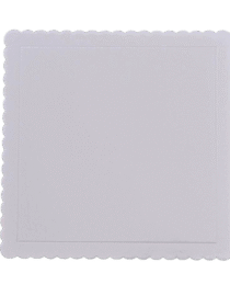 Base 3mm Cuadrada Extrafuerte 30cm Blanca Azucren
