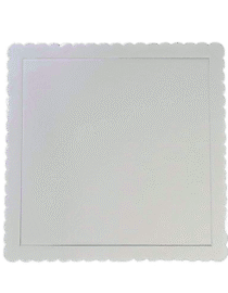 Base 3mm Cuadrada Extrafuerte 25cm PLATA Azucren