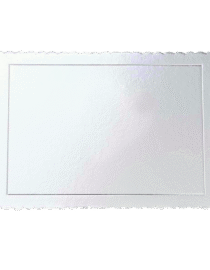 Base 3mm Rectangular Extrafuerte 25x35cm PLATA Azucren
