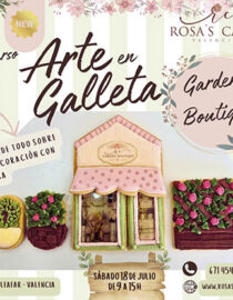 CURSO ARTE EN GALLETA "GARDEN BOUTIQUE" - SABADO 18 DE JULIO