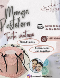 Curso TARTA VINTAGE - JUEVES 23 DE JULIO