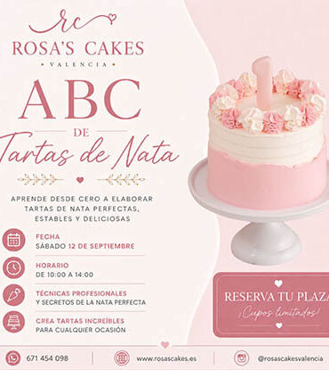 CURSO "ABC DE LAS TARTAS DE NATA" - DOMINGO 27 DE SEPTIEMBRE