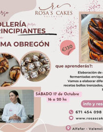 CURSO "BOLLERIA PARA PRINCIPIANTES " CON ALMA OBREGON - SABADO 17 DE OCTUBRE
