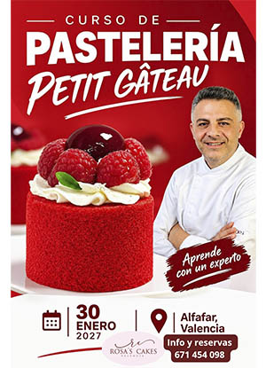 CURSO "PETIT GATEAUX " CON ETTORE CIACCIA - SABADO 30 DE ENERO